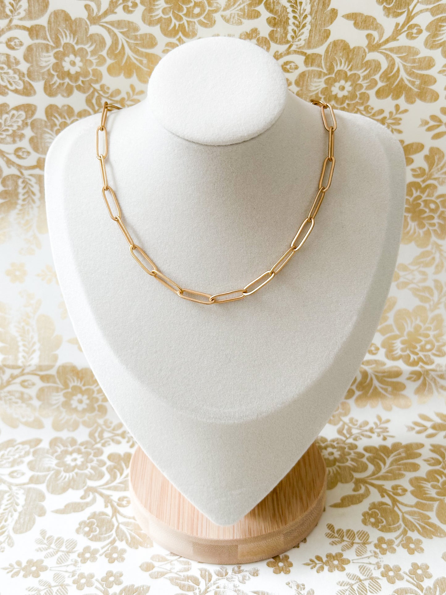 Mia-Paper Clip Necklace