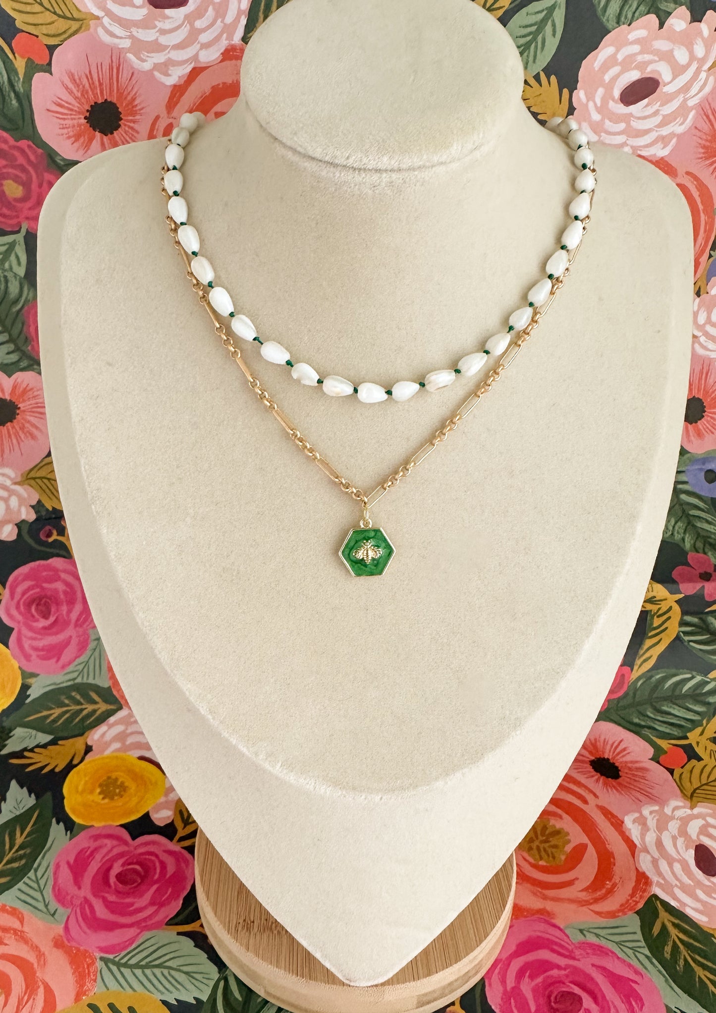 Kady Necklace-Gold Bee Necklace