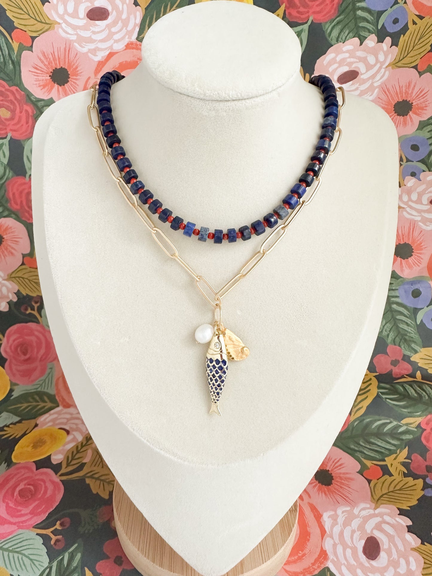 Maris-Lapis Lazuli Necklace