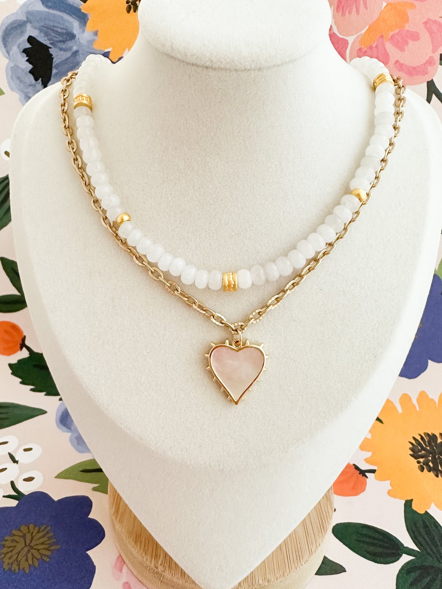 White Jade Necklace-Mara