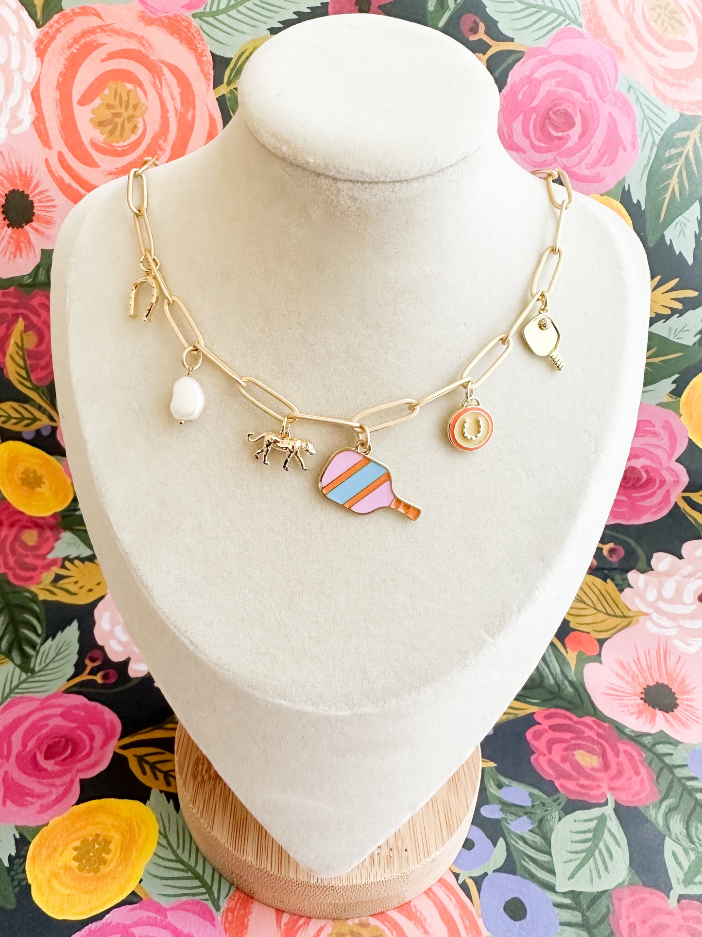 Pickleball Necklace-Lucky