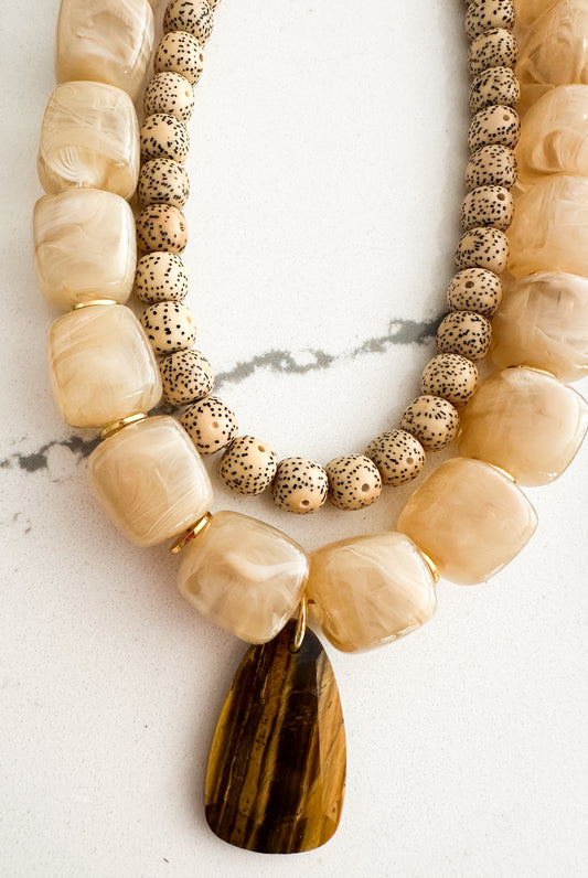 Monroe- Daemonorops Necklace