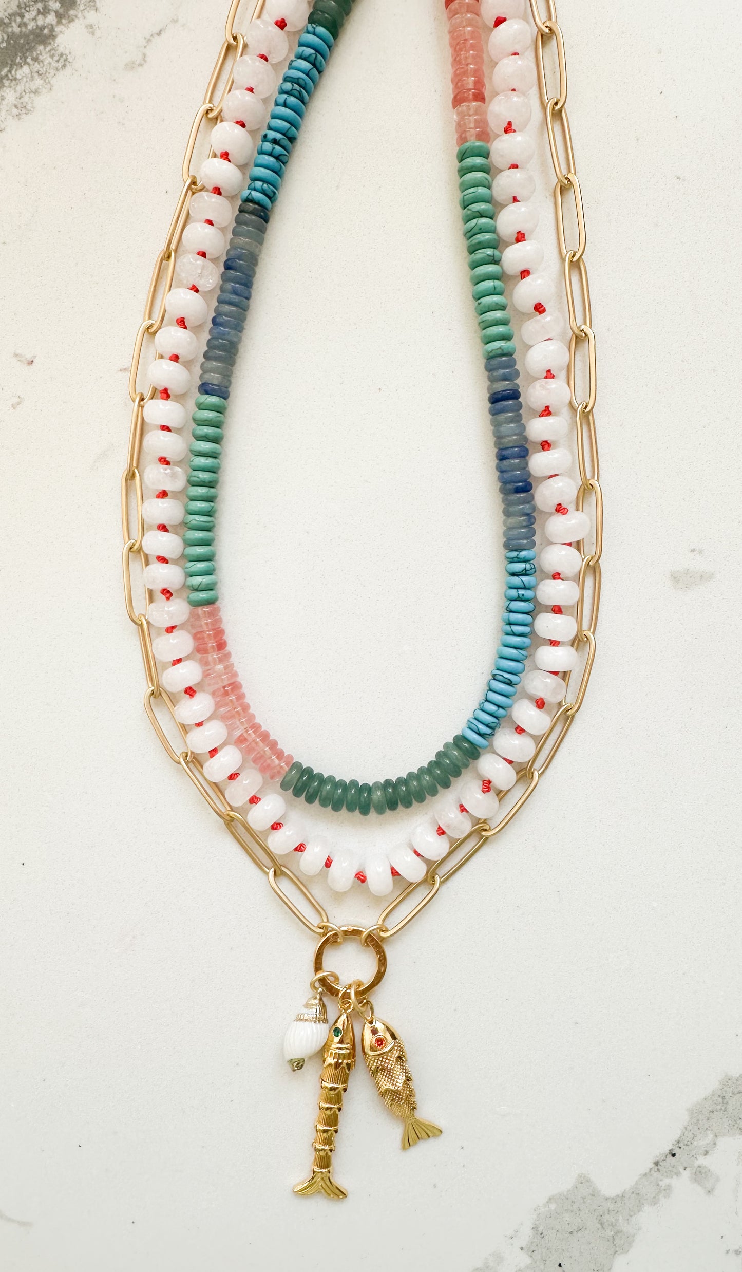Josephine Semi-Precious Gemstone Necklace