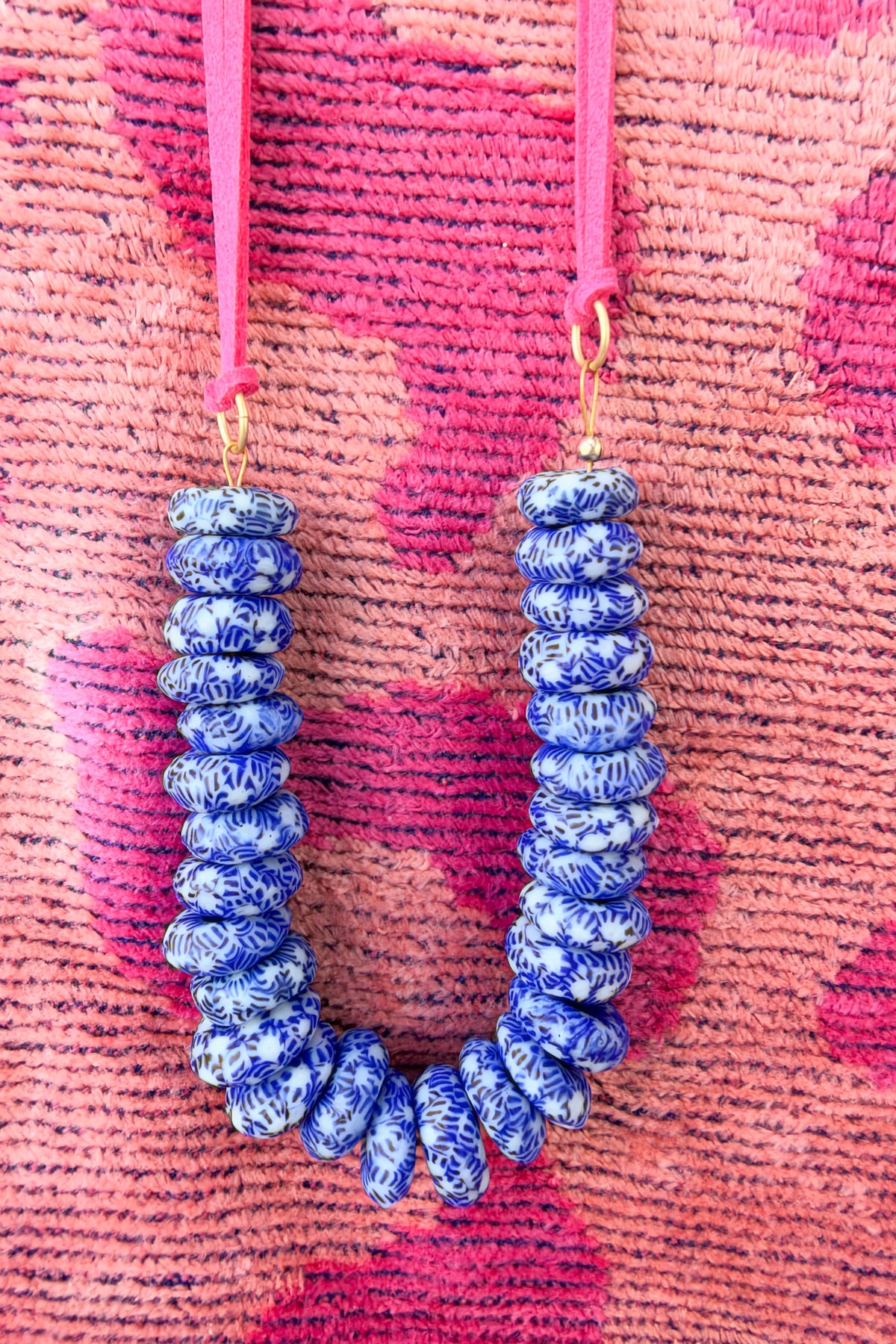 Mook-African Krobo Beaded Necklace