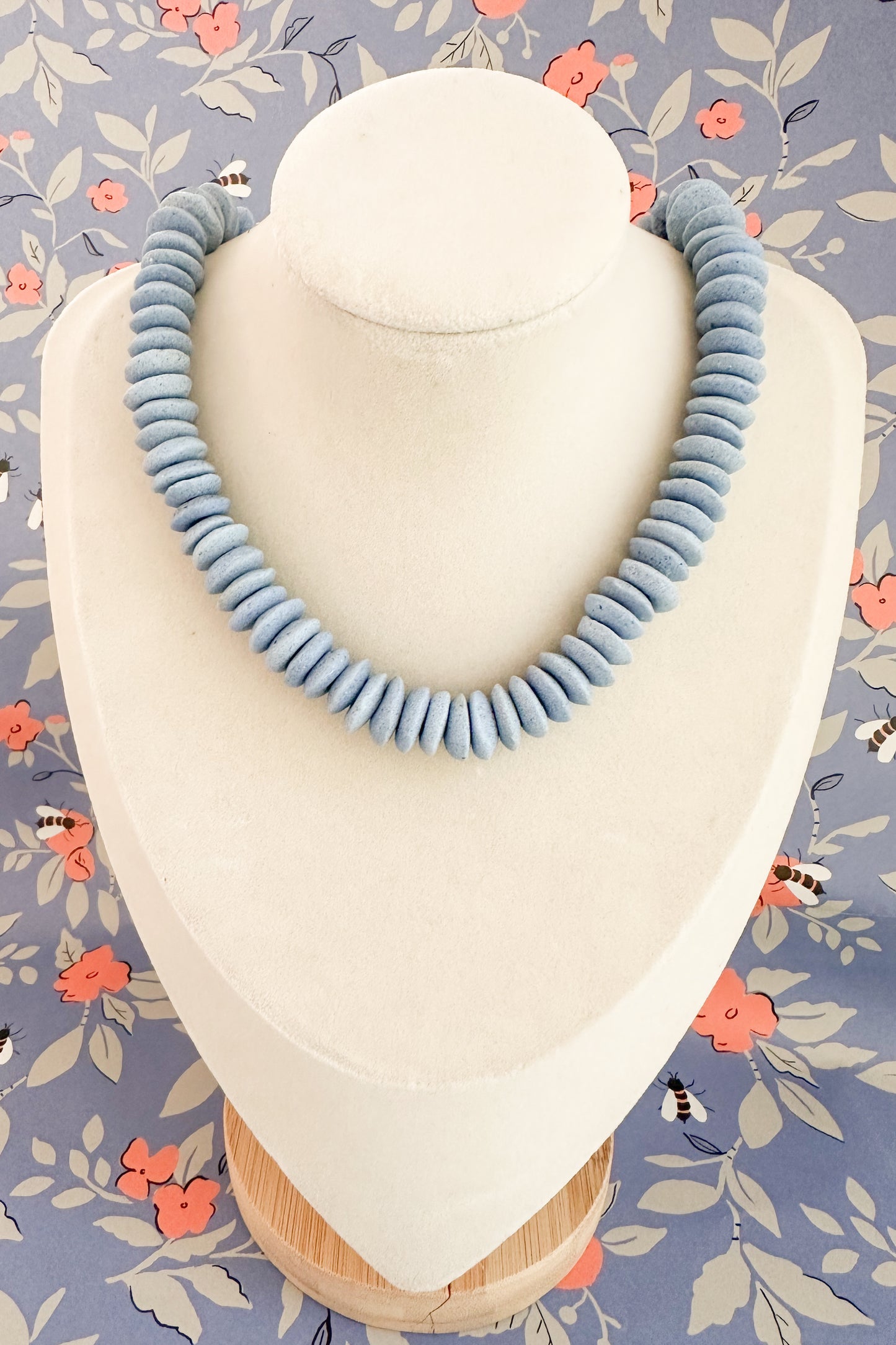 Presley-African Saucer Necklace