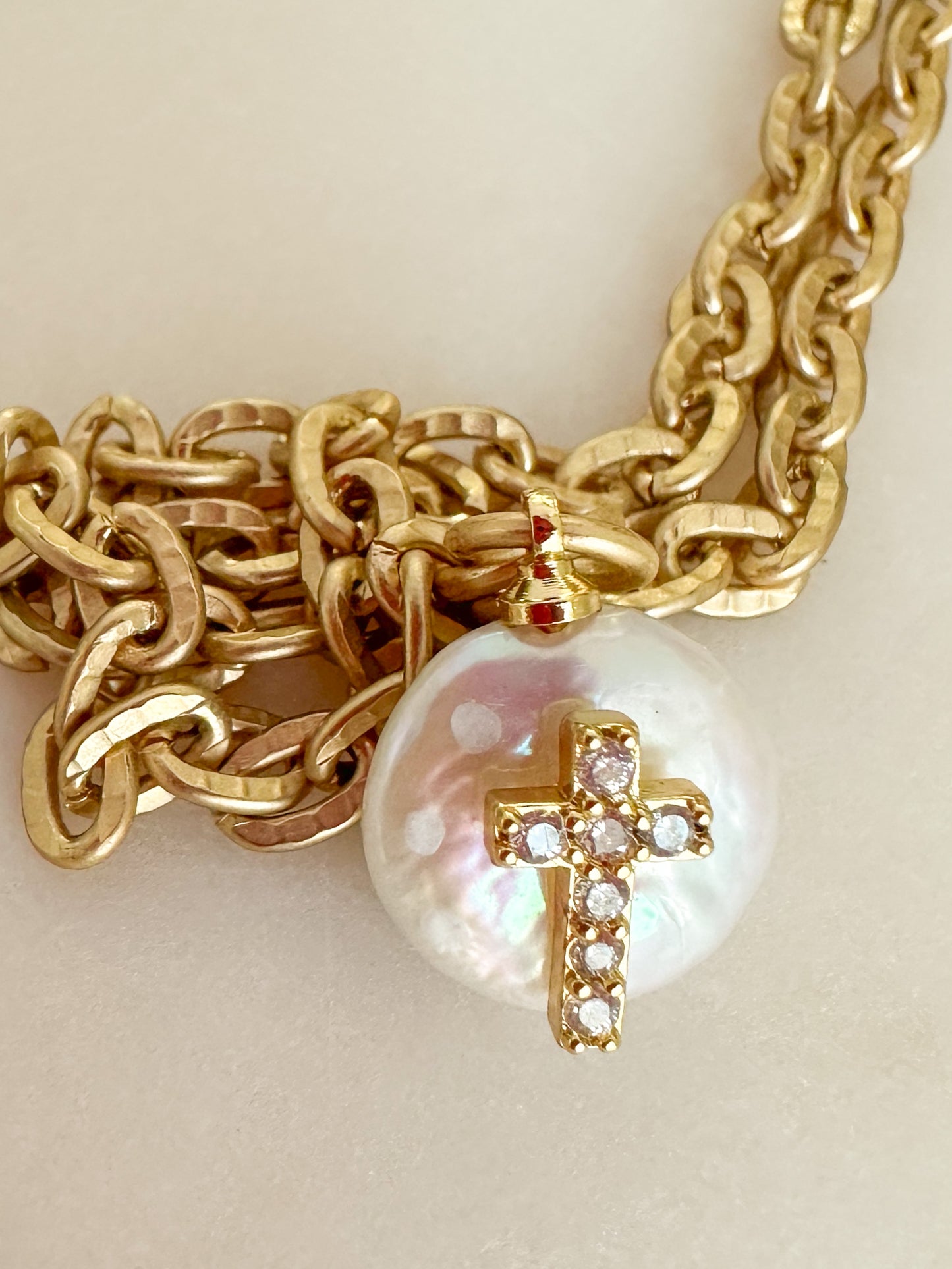 Delilah-Mini Rolo Charm Necklace