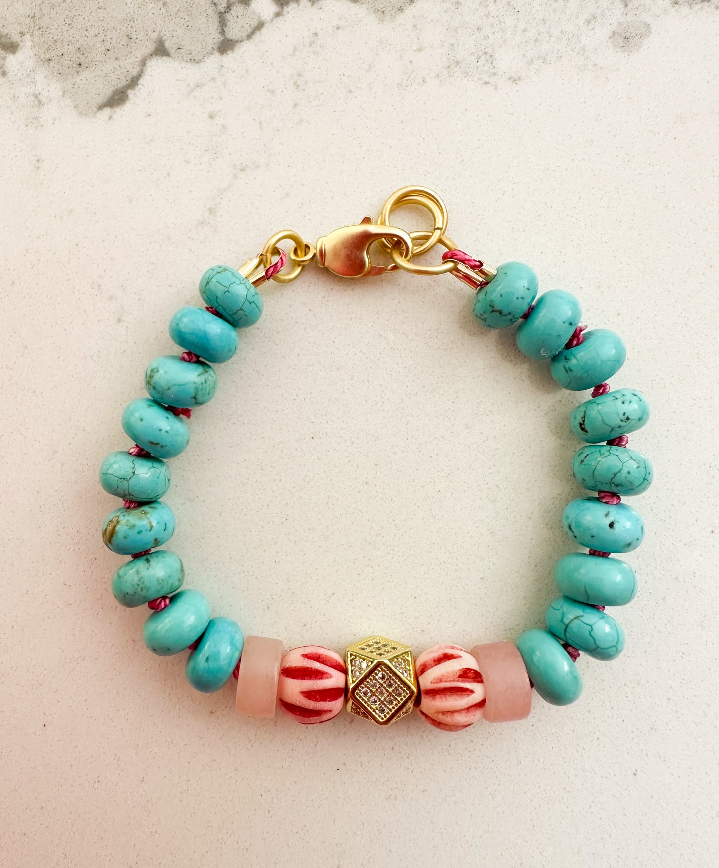 Rowyn-Turquoise Jade Bracelet