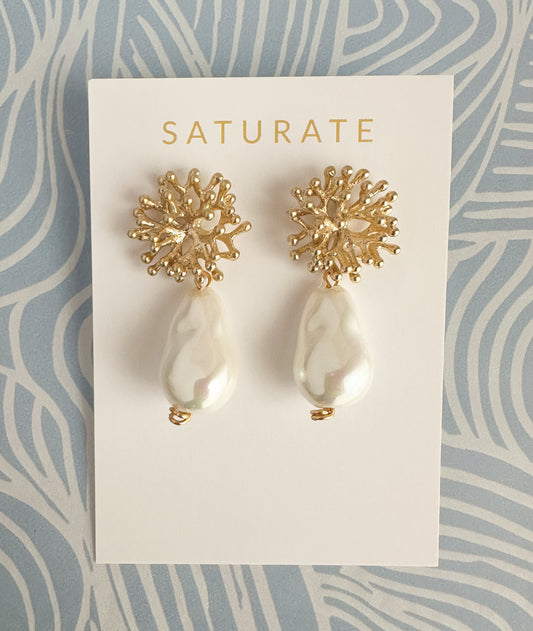Coral Earrings
