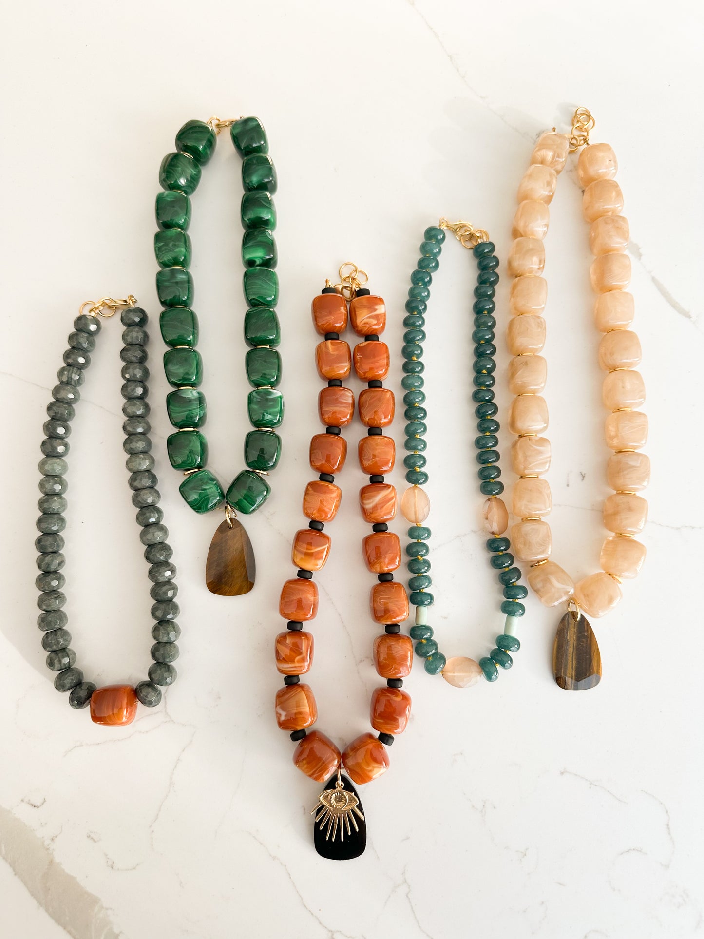 Amber Choker Necklace