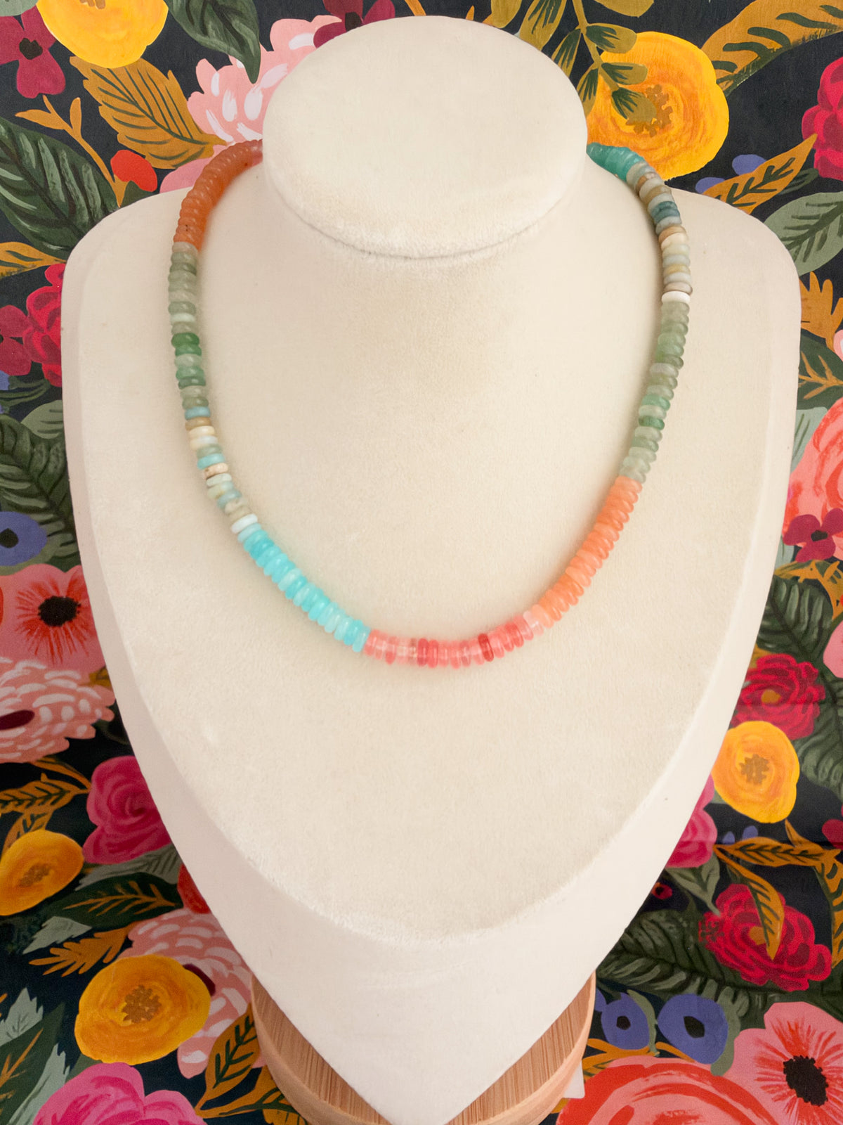 Uma-Multi Color Gemstone Necklace