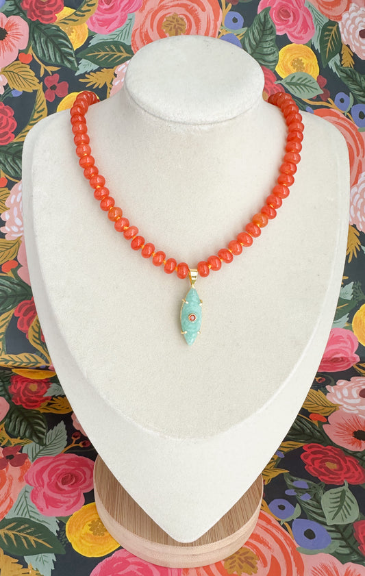 Camila Necklace- Evil Eye