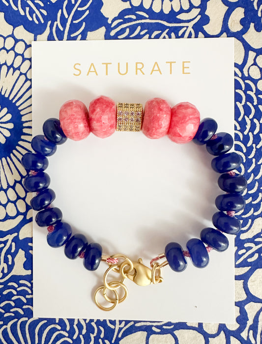 Lillian-Jade Silk Knotted Bracelet