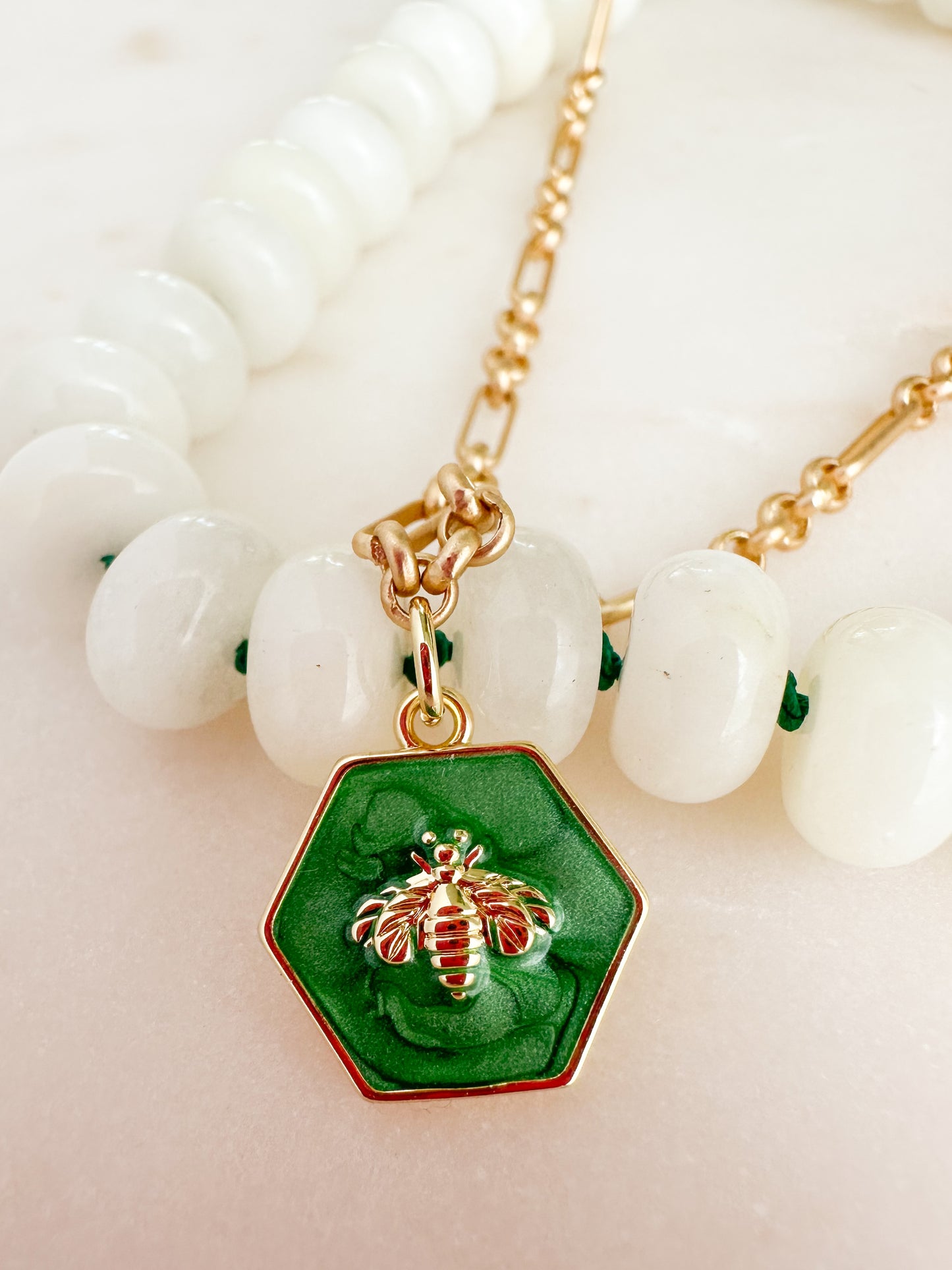 Kady Necklace-Gold Bee Necklace