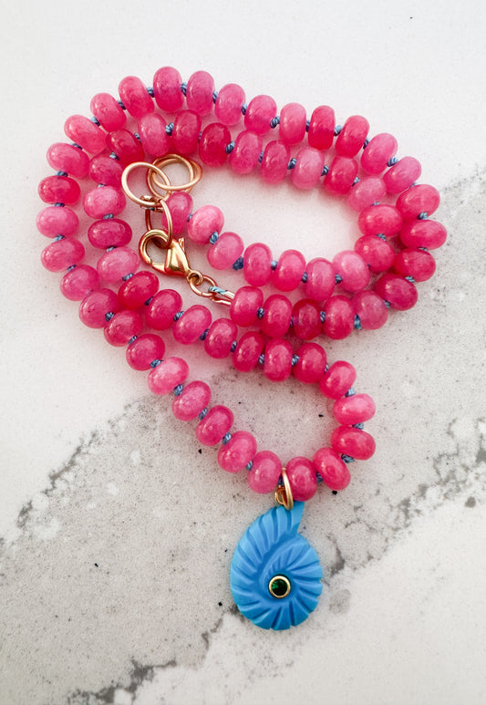 Camila Necklace- Ammonite Shell
