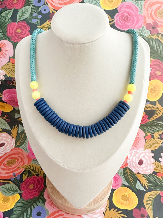 Colorful Beaded Necklace-Lola