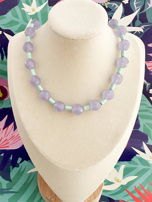 Lavender Jade Necklace-Lyla