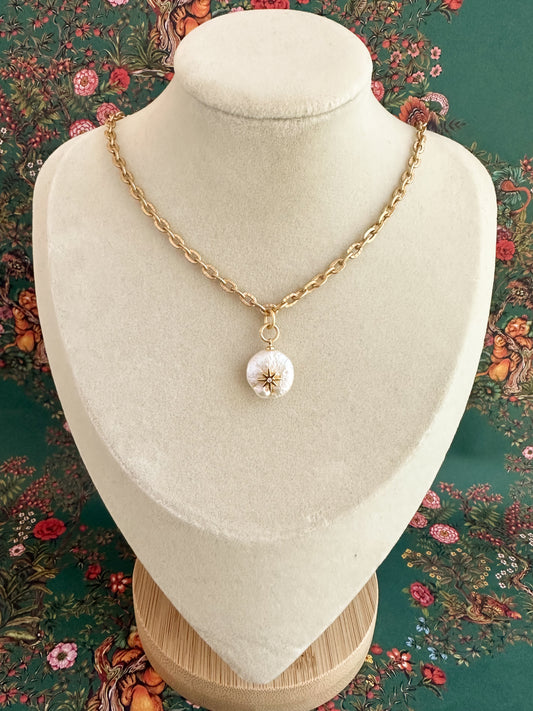 Pearl Rolo Necklace-Hayden