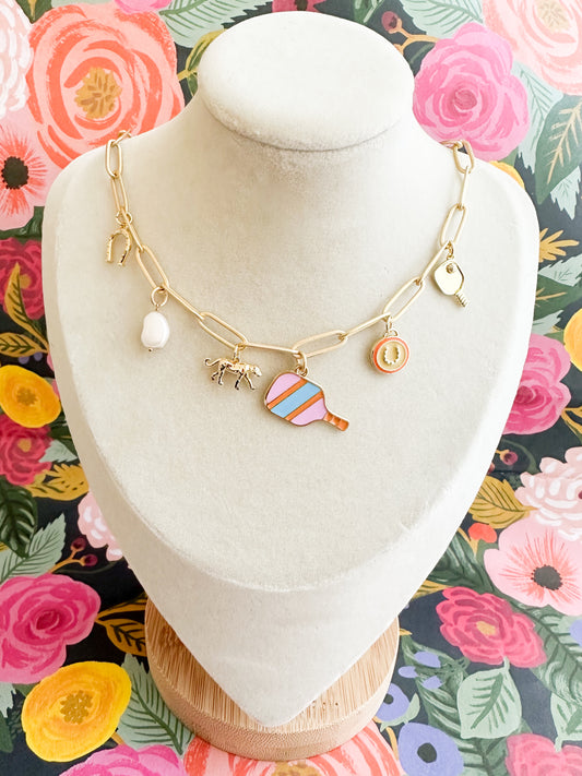 Pickleball Necklace-Lucky