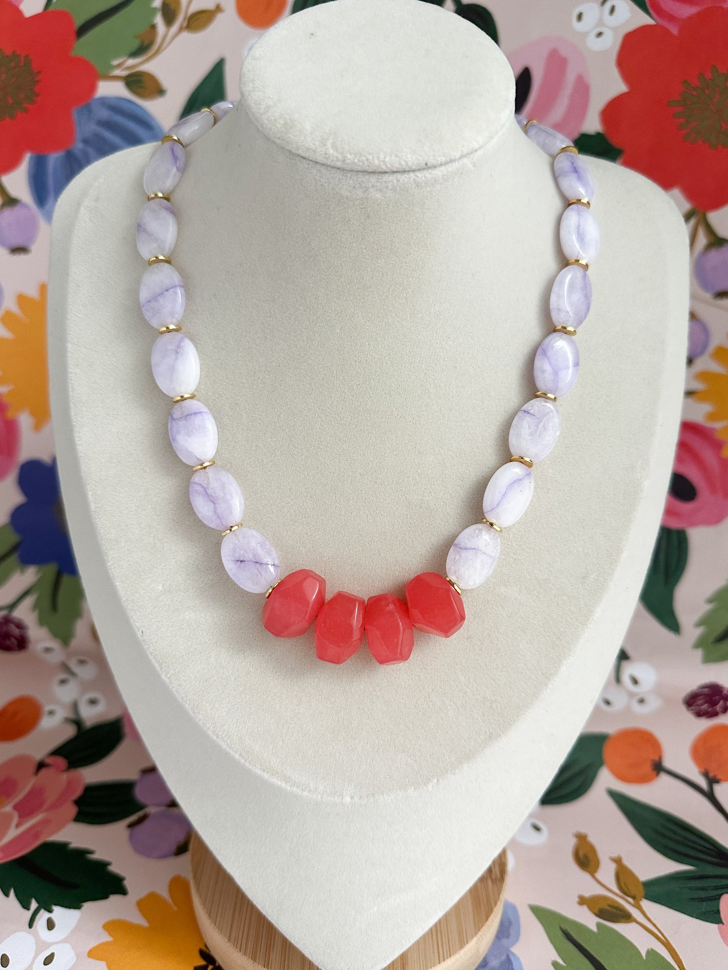 Seraphina Lavender Jade Necklace