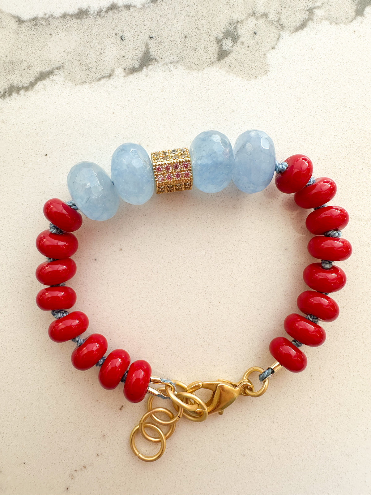 Lucy-Silk Knotted Jade Bracelet