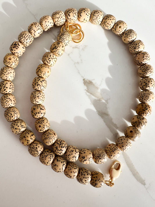Monroe-Bodhi Bead Necklace