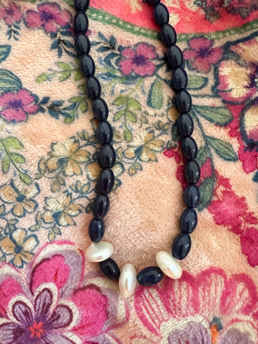 Seneca-Jade Pearl Necklace