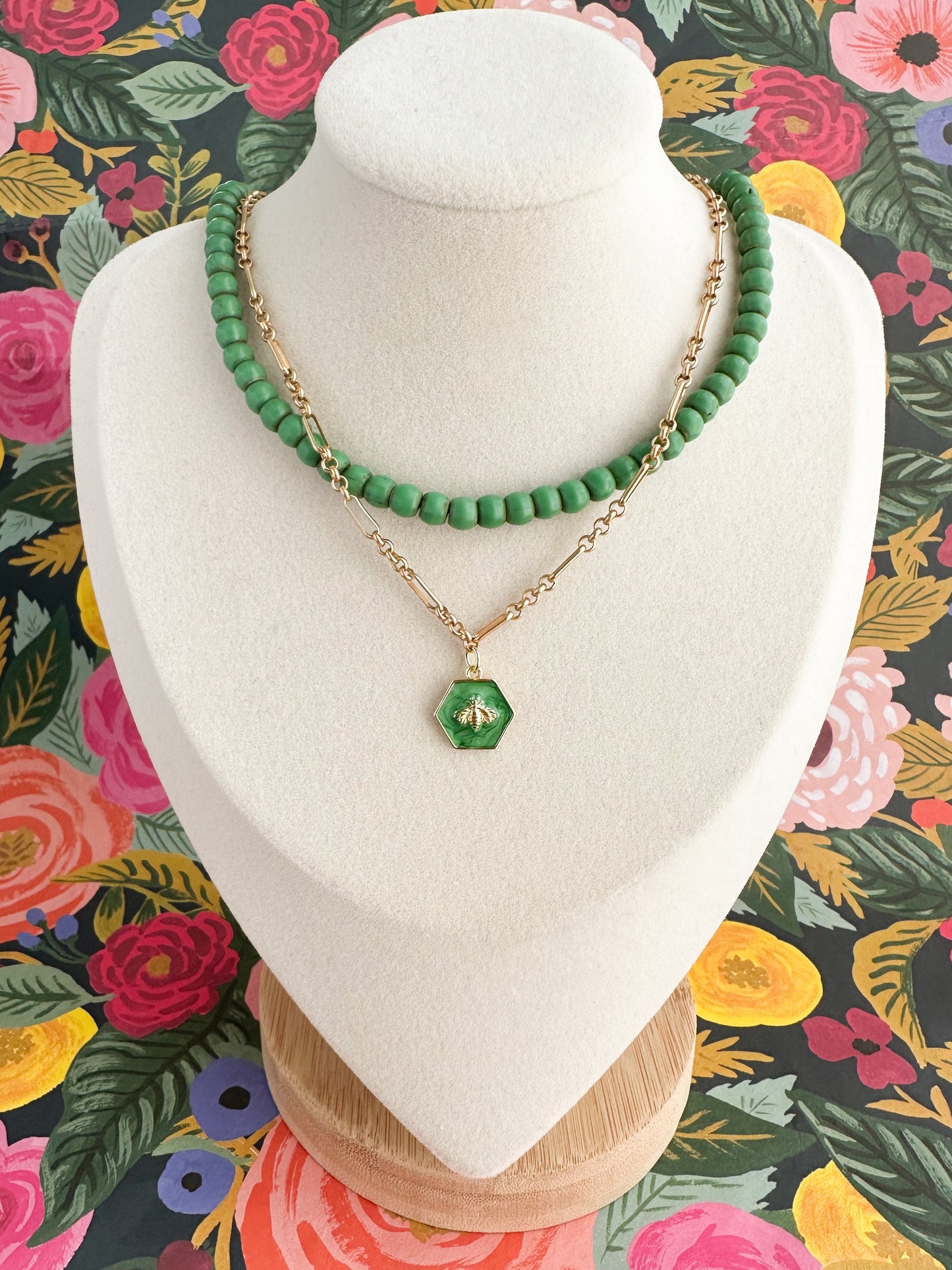 Kady Necklace-Gold Bee Necklace