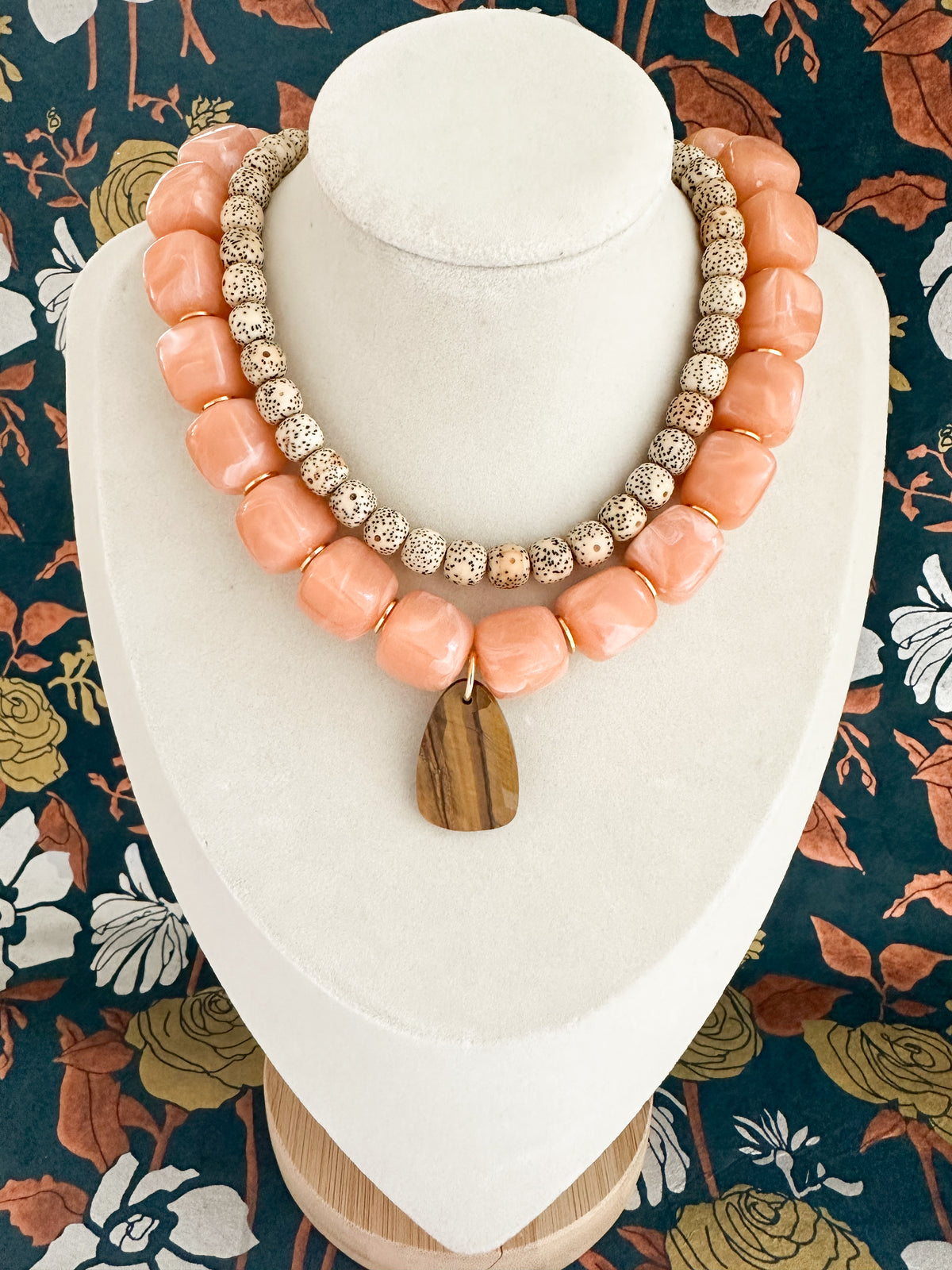 Parker-Chunky Resin Necklace