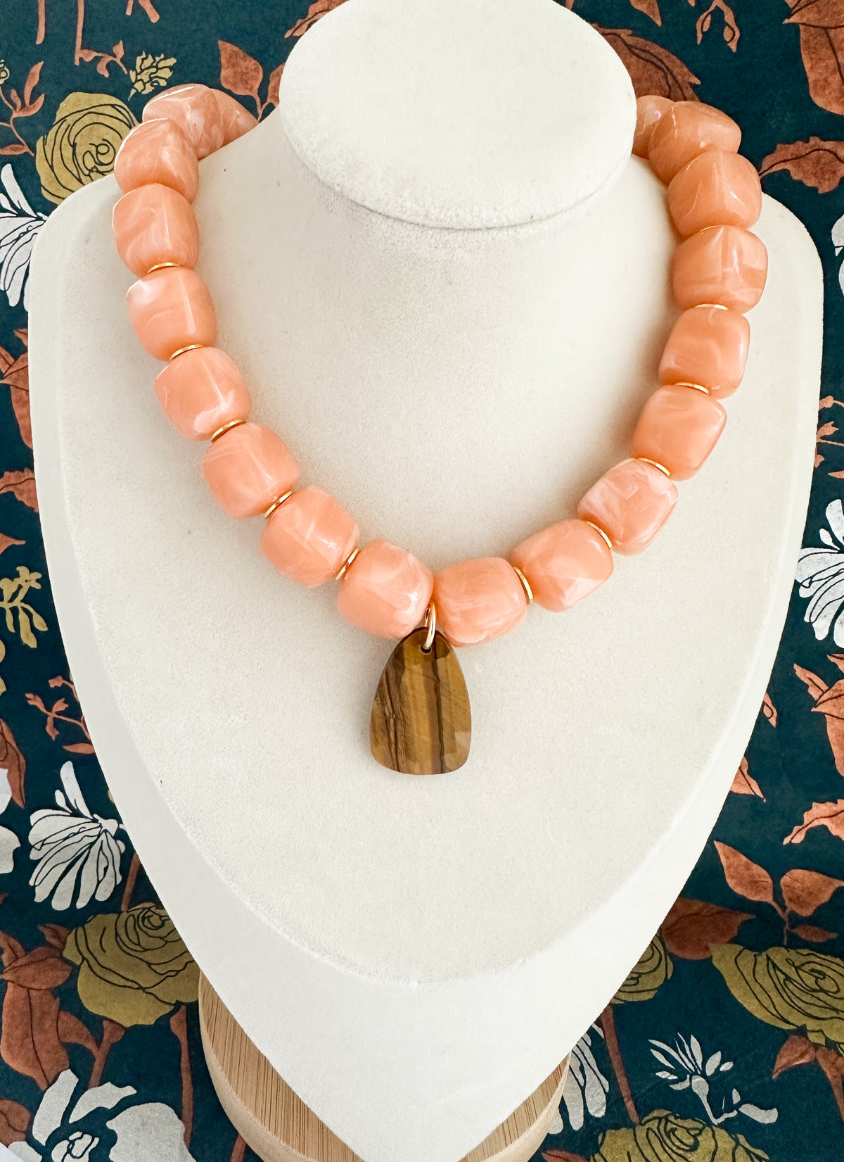 Parker-Chunky Resin Necklace