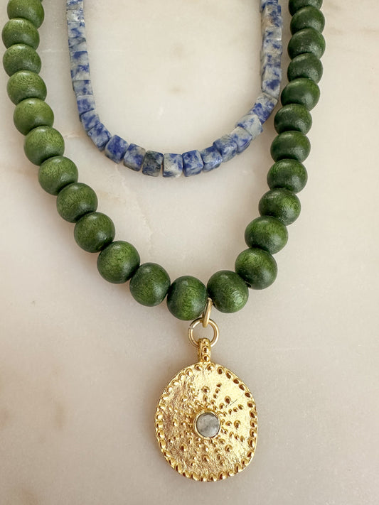 Hunter Double Strand Necklace