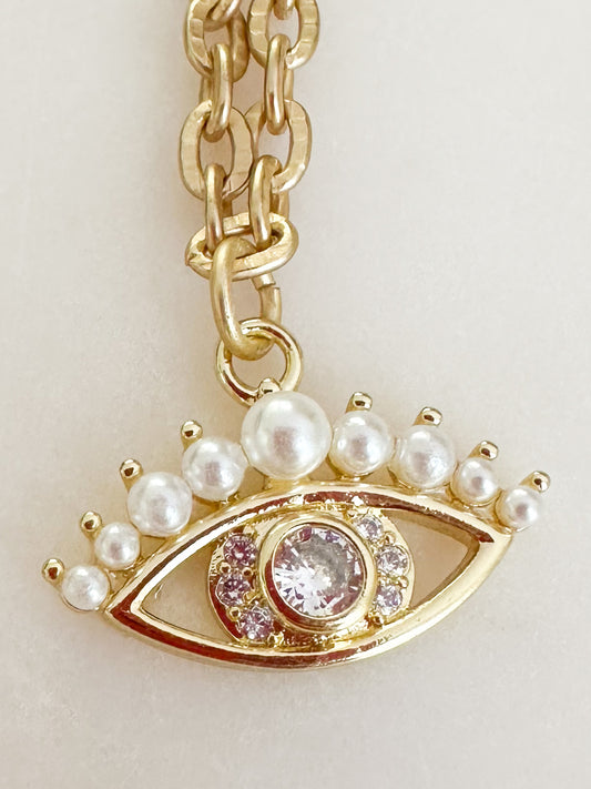 Delilah-Mini Rolo Charm Necklace